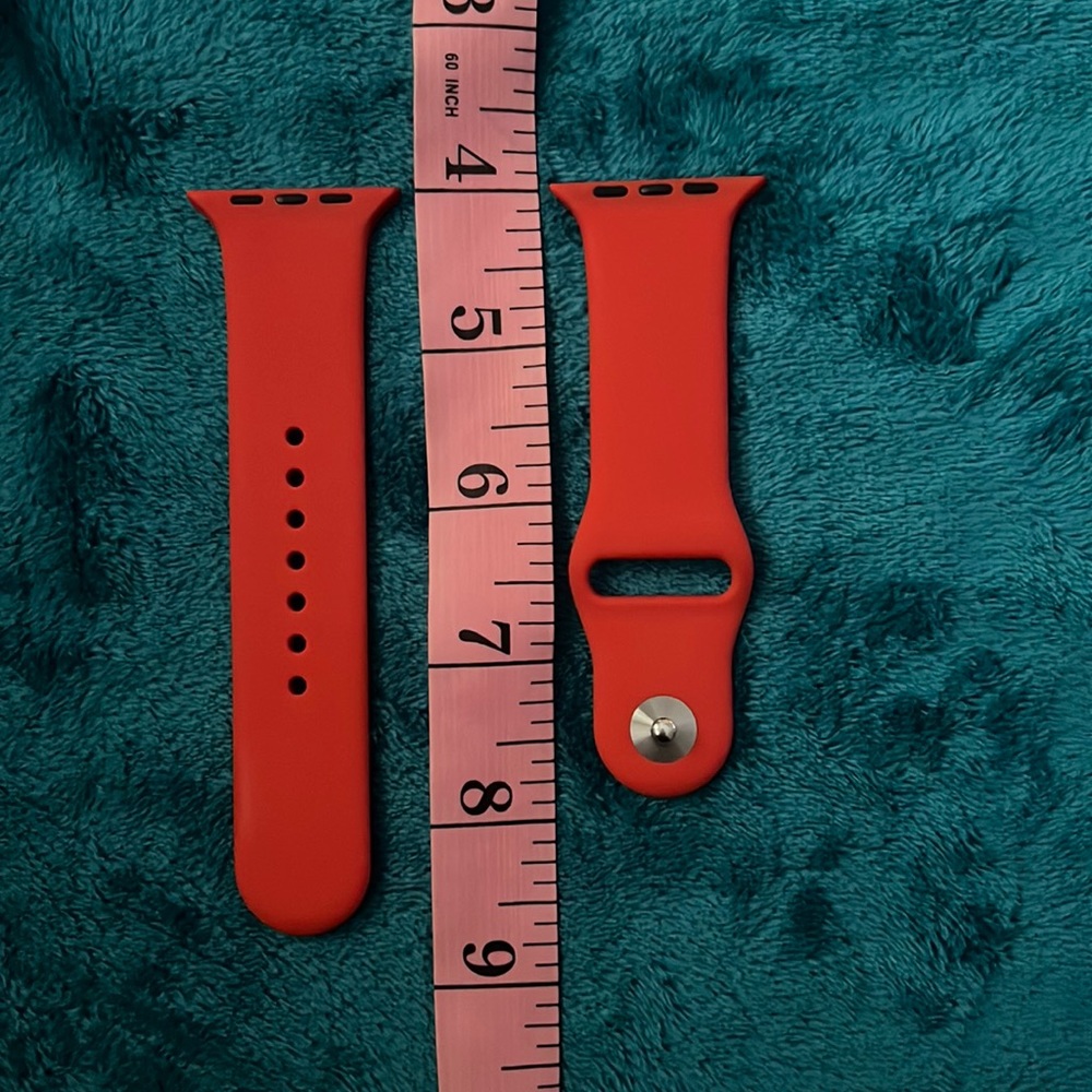 51MM Red Apple Watch Sports Band S/M